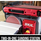 Skil BB9504-00  4.5 Amp Belt and Disc Combination Sander - 4" x 36" Belt and 6" Disc Image 1