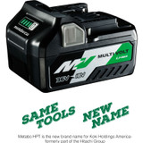 Metabo HPT 371751M  36V/18V MultiVolt Lithium Ion Slide Battery 2.5Ah/5.0Ah (BSL36A18) Image 1