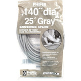 Phifer 3007726  0.140" (9/64") x 25 Ft. Gray Vinyl Screen Spline Image 1