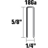Metabo HPT 11100SHPT  5/8" x 18 Gauge 1/4" Crown Electro Galvanized Chisel Point Finish Staples - 5000 per Box Image 1