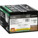 Metabo HPT 13333HPT  2" x 0.092 Full Round Head Smooth Shank Electro Galvanized 15° Wire Coil Siding Nails - 3600 per Box Image 1