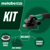 Metabo HPT G12SE3  4.5 Inch 10.5 Amp Paddle Switch Disc Grinder Image 1