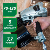 Metabo HPT NV90AGS  3-1/2 Inch Coil Framing Nailer Image 1