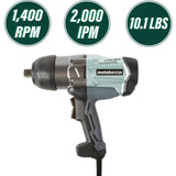 Metabo HPT WR22SE  3/4 Inch Square Drive AC Brushless Impact Wrench with 8.3 Amp Motor Image 1