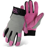 Boss 790L  Guard Ladies' Split Leather Palm Lycra Back Assorted Colors - Large - 1 Pair Image 1