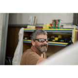 Edge Eyewear SR111AR  Reclus Safety Glasses Black Frames with Anti-Reflective Clear Lens Image 1