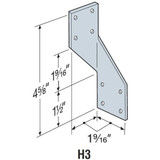 Simpson Strong Tie H3  Hurricane Tie Image 1