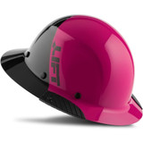 Lift Safety HDF50-21PK Dax Fifty/50 Fiber Resin Hard Hat Full Brim Style with Brim Grip - Pink and Black Image 1
