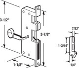 Prime-Line A-121  Mortise Style Sliding Screen Door Hook Latch Image 1