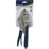 Allied Int 90541  10" Lock Grip Curved Jaw Pliers with Cutter Image 1