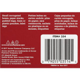 Arrow Fastener 354 1/4" Leg Flat Crown Staples for P35 Plier Type Stapler 5040 per Package Image 1