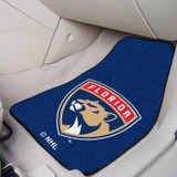 Fanmats 10540  Florida Panthers 17" x 27" Universal Fit Carpeted Front Car Mat Set Image 1