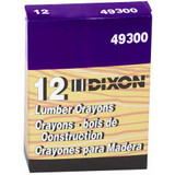 Dixon 49300  Industrial Lumber Crayon - Purple - 12 per Package Image 1