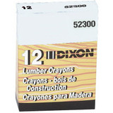Dixon 52300  Industrial Lumber Crayon - White - 12 per Package Image 1
