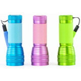 Dorcy 41-4254  Aluminum Glow in the Dark 3AAA LED Flashlight in Assorted Colors Image 1