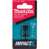 Makita A-96590  ImpactX T30 Torx 1" Insert Bit, 2 per package Image 1