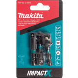 Makita A-97673  ImpactX 3 Piece 2" Socket Adapter Set, 1/4", 3/8", 1/2" Image 1