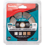 Makita B-69587  4" Diamond Blade, Segmented, General Purpose Image 1