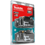 Makita BL1860B-2  18V LXT Lithium-Ion 6.0Ah Battery, 2 per package Image 1