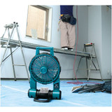 Makita DCF201Z  18V LXT Lithium-Ion Cordless Job Site Fan, Tool Only Image 1