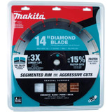 Makita E-01719  14" Diamond Blade, Segmented, General Purpose Image 1