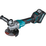 Makita GAG03M1  40V max XGT Brushless Cordless 4-1/2 / 5" Paddle Switch Angle Grinder Kit, with Electric Brake (4.0Ah) Image 1