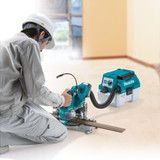 Makita XCV11Z  18V LXT Lithium-Ion Brushless Cordless 2 Gallon HEPA Filter Portable Wet/Dry Dust Extractor/Vacuum (Tool Only) Image 1