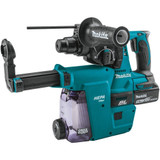 Makita XRH011TWX  18V LXT Lithium-Ion Brushless Cordless 1" Rotary Hammer Kit, accepts SDS-PLUS bits, with HEPA Dust Extractor Attachment (5.0Ah) Image 1