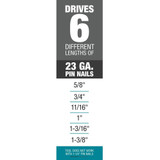 Makita XTP02Z  18V LXT Lithium-Ion Cordless 1-3/8" Pin Nailer, 23 Ga., Tool Only Image 1