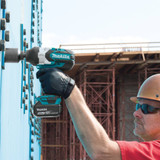 Makita XWT08T  18V LXT Lithium-Ion Brushless Cordless High Torque 1/2" Square Drive Impact Wrench Kit with Friction Ring Anvil (5.0Ah) Image 1