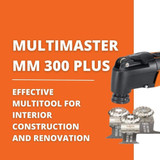 Fein MM 300 PLUS START Multimaster 300 Corded Oscillating 250W Multi-Tool Kit with 3 Accessories and Case (72297261090) Image 1