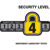 Bell 7122016  8" Black Steel Catalyst 300 Bike U-Lock Image 1