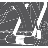 Bell 7122018  Catalyst 550 U Lock & Cable, Black Image 1