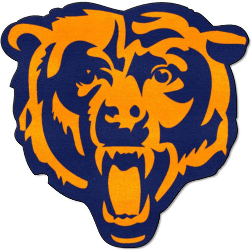Fanmats 16922  Chicago Bears Mascot Mat Area Rug Image 0