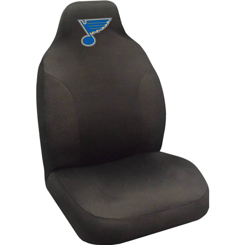 Fanmats 17187  St Louis Blues Universal Fit Emboidered Seat Cover - Single Cover per Package Image 0