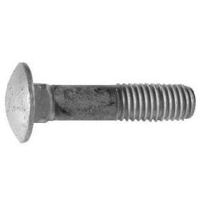 Brighton-Best  3/8"-16 NC x 4" Grade A Carriage Bolts Hot Dip Galvanized - 50 per Box (490059) Image 0