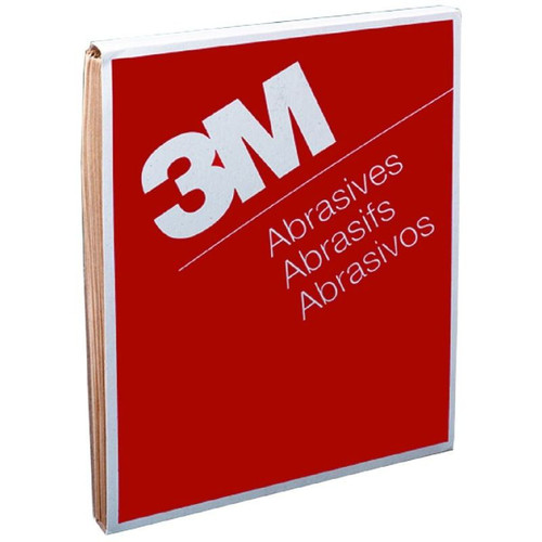3M 02113  120 Grit 9" x 11" Production Open Coat Sandpaper (336U) C-Weight - 100 Sheets per Sleeve Image 1