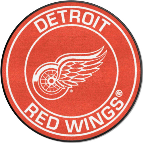 Fanmats 18871  Detroit Red Wings 27" Round Mat Area Rug Image 0