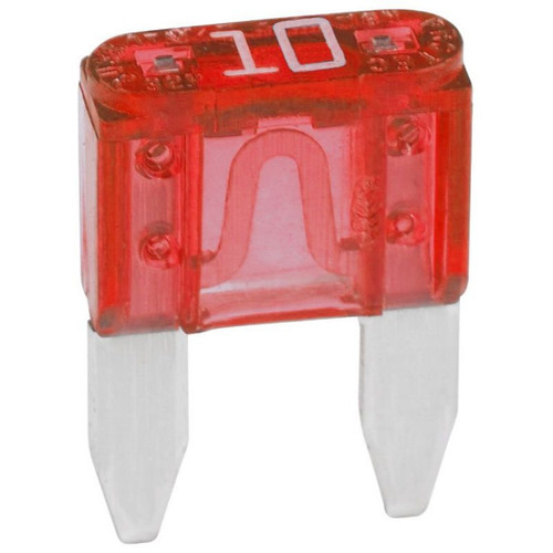 Bussmann ATM-10  Red ATM 10 Amp Fast-Acting Automotive Mini Blade Fuses - 5 per Box Image 0