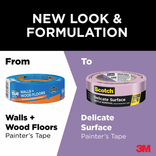 3M 2080-48A  2" x 60-yd Scotch Delicate Surface Painter's Tape Image 3