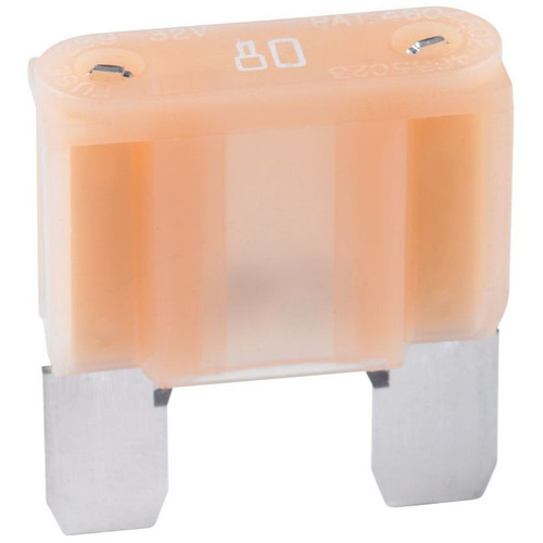 Bussmann BP/MAX-80-RP  Clear MAXI (MAX) 80 Amp Fast-Acting Automotive Heavy Duty Blade Fuse Image 0