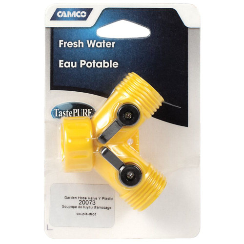 Camco 20073  Plastic Garden Hose "Y" Valve Image 1