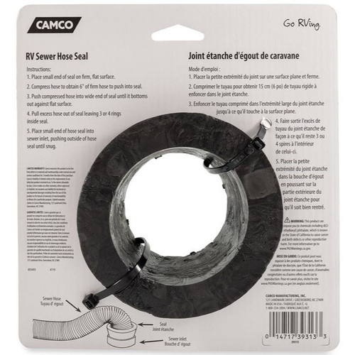 Camco 39313  RV Sewer Hose Seal 4X3 Image 2