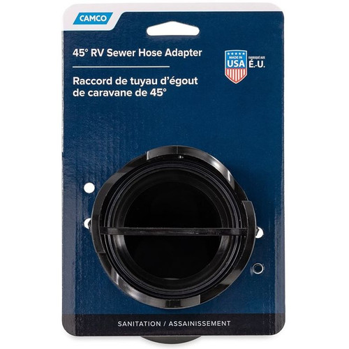 Camco 39403  RV Sewer Hose Adapter 45 Degree Image 3