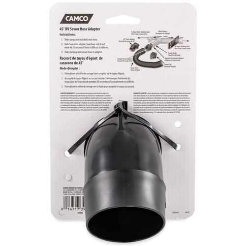 Camco 39403  RV Sewer Hose Adapter 45 Degree Image 4