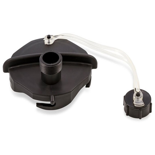 Camco 39463  RV Sewer Cap with Hose Connector Image 0