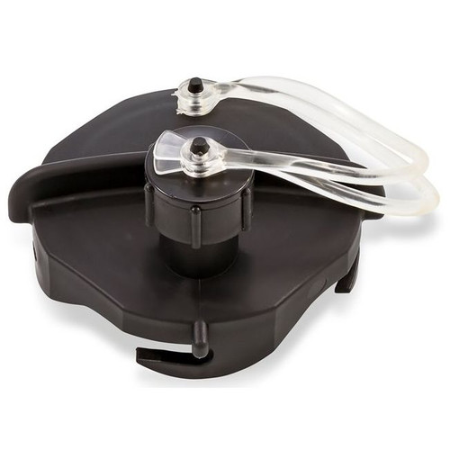 Camco 39463  RV Sewer Cap with Hose Connector Image 1