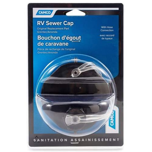 Camco 39463  RV Sewer Cap with Hose Connector Image 3