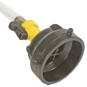 Camco 39533  RV Sewer Hose Rinse Cap with Hose Connector Image 3