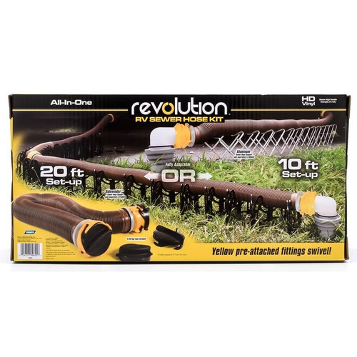 Camco 39625  20' Revolution RV Sewer Kit Image 1
